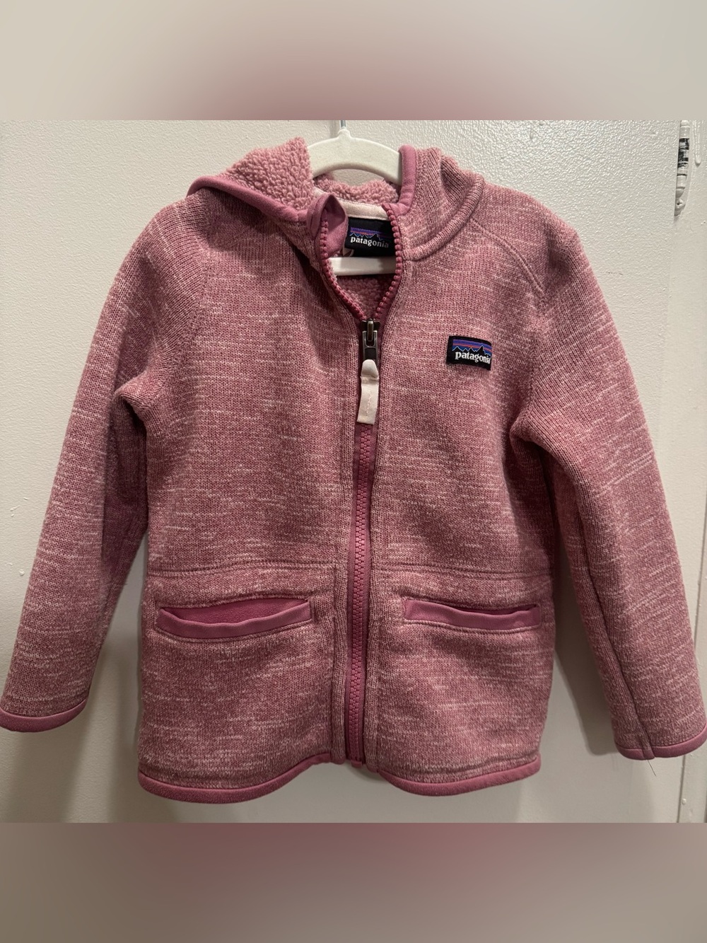 Patagonia zip up jacket 2T pink